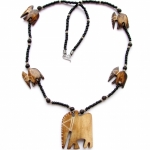 Африканское ожерелье "Слоники"