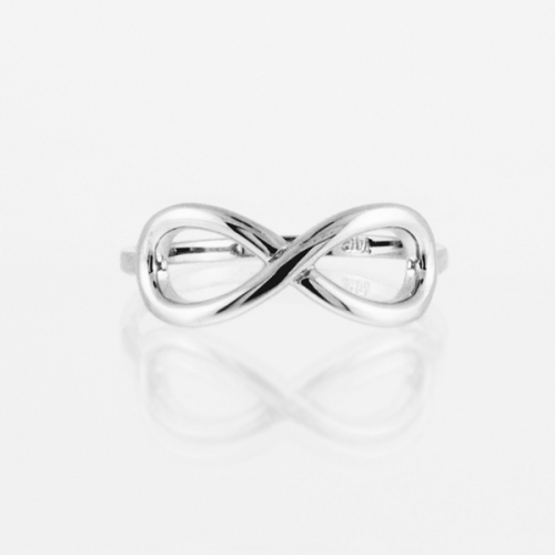 Серебряное кольцо "Бесконечность" infinity