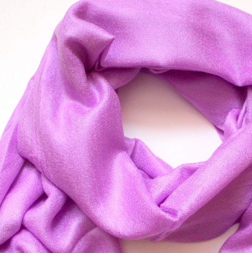 Кашемировый шарф "Сирень" 200х70 см