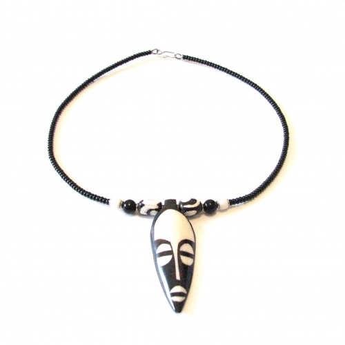 Африканское ожерелье "Кенийская маска"
