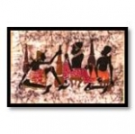 Кенийский батик "Племя Maasai" 72х47см