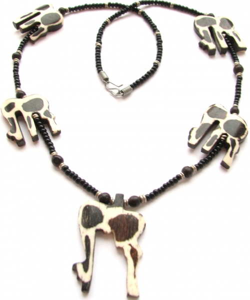 Африканское ожерелье "Жирафики" (уценка -25%)