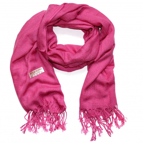 Кашемировый шарф "Фуксия" 190х70 см
