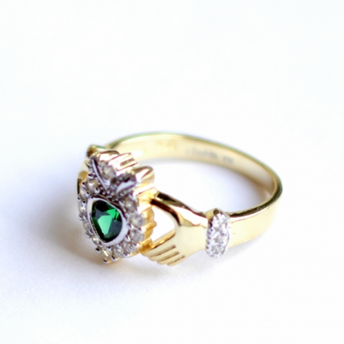 Кладдахское кольцо "Green Zircon"