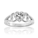 Серебряное кольцо "Любовь и Вечность"